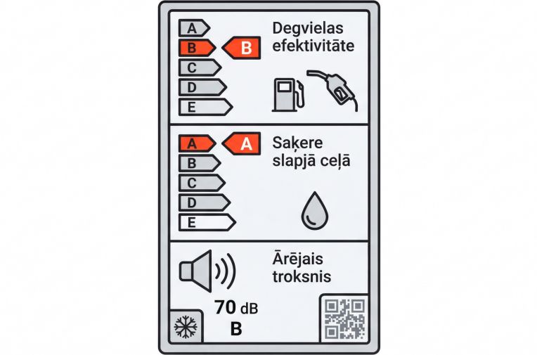 Eiropas savienības riepu etiķete
